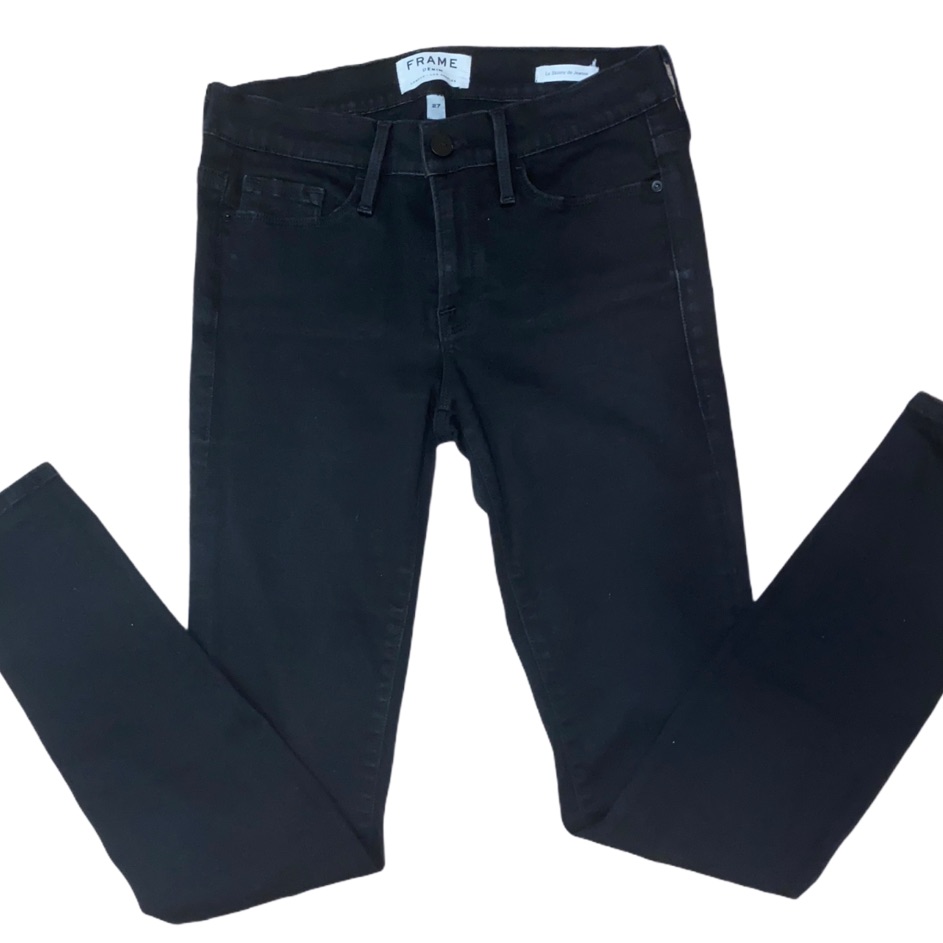 Frame Le Skinny Jeanne Vian Ripped